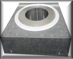Q-Sys, air bearing rotary stage with throughhole